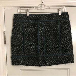 J Crew Tweed Mini Skirt